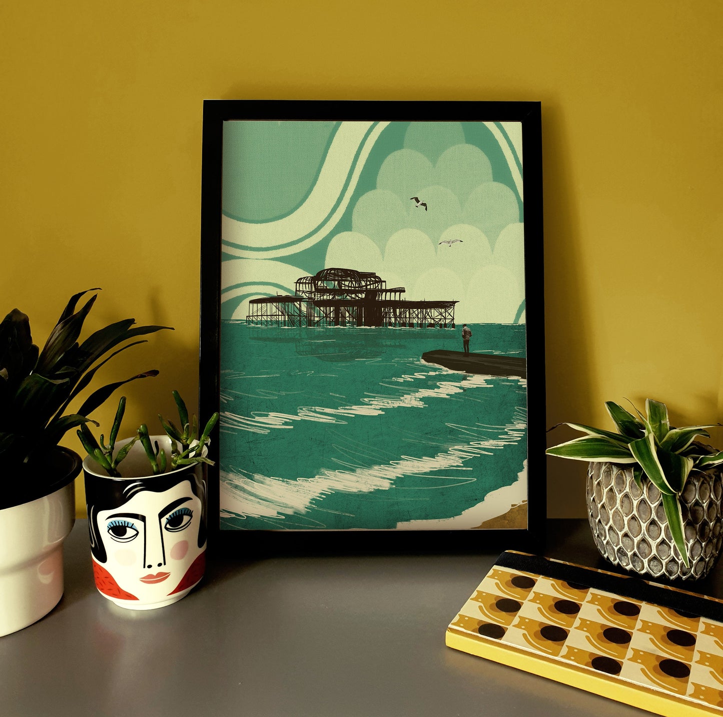 Brighton West Pier A3 Print