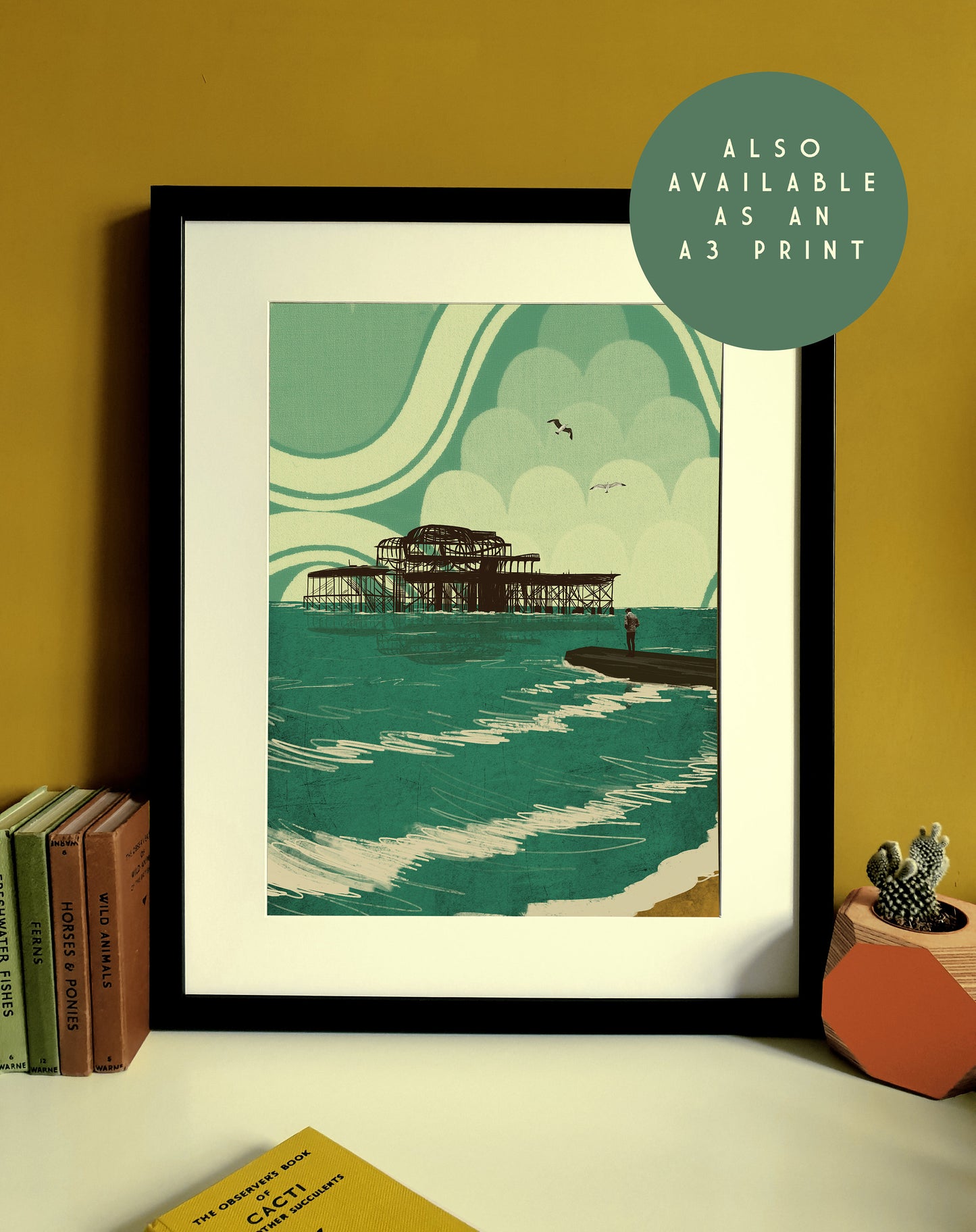 Brighton West Pier Card