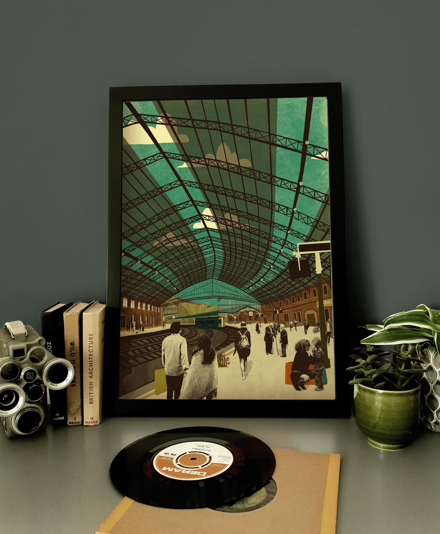 Bristol Temple Meads Train Station A3 Print