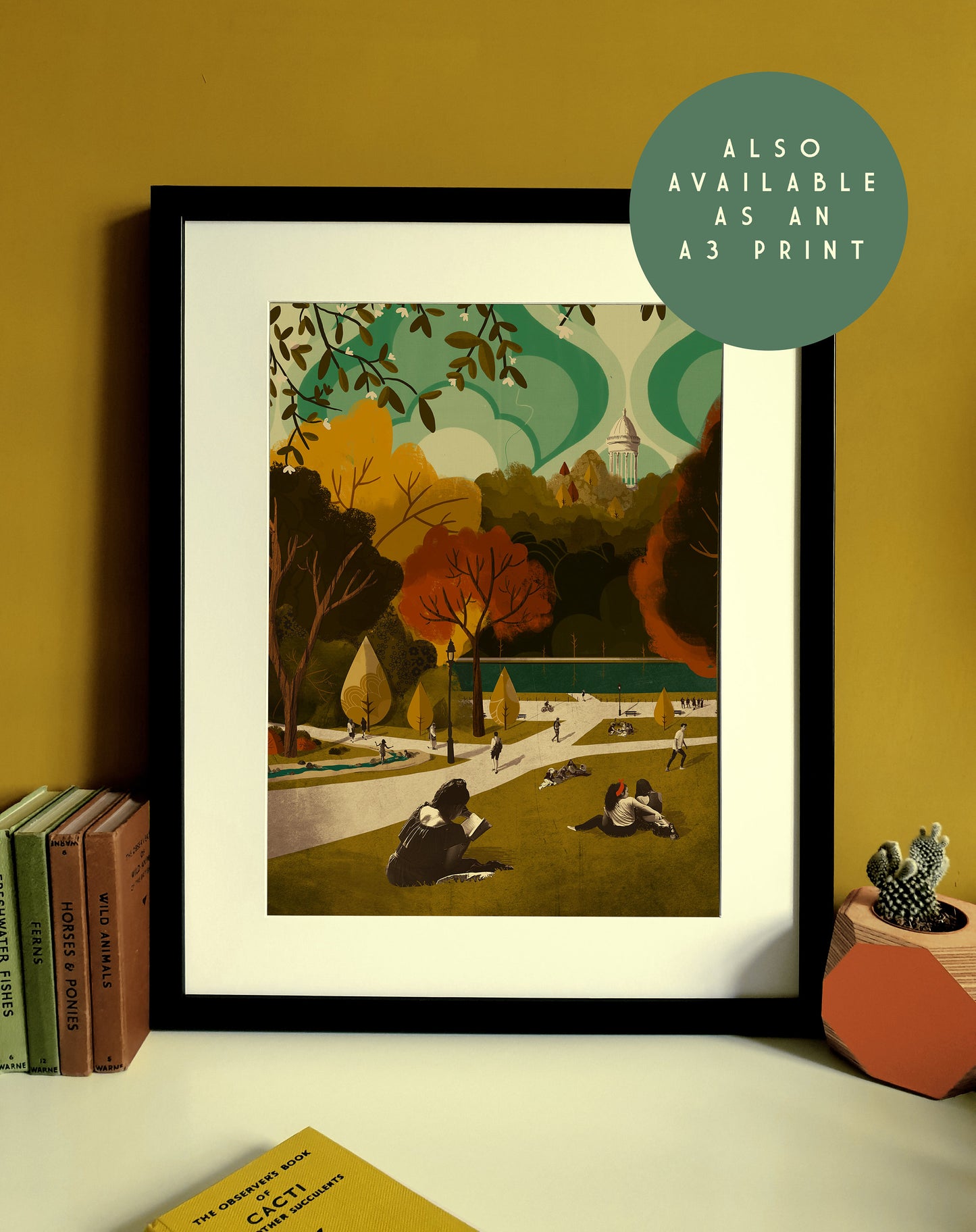 Paris Parc des Buttes Chaumont Card