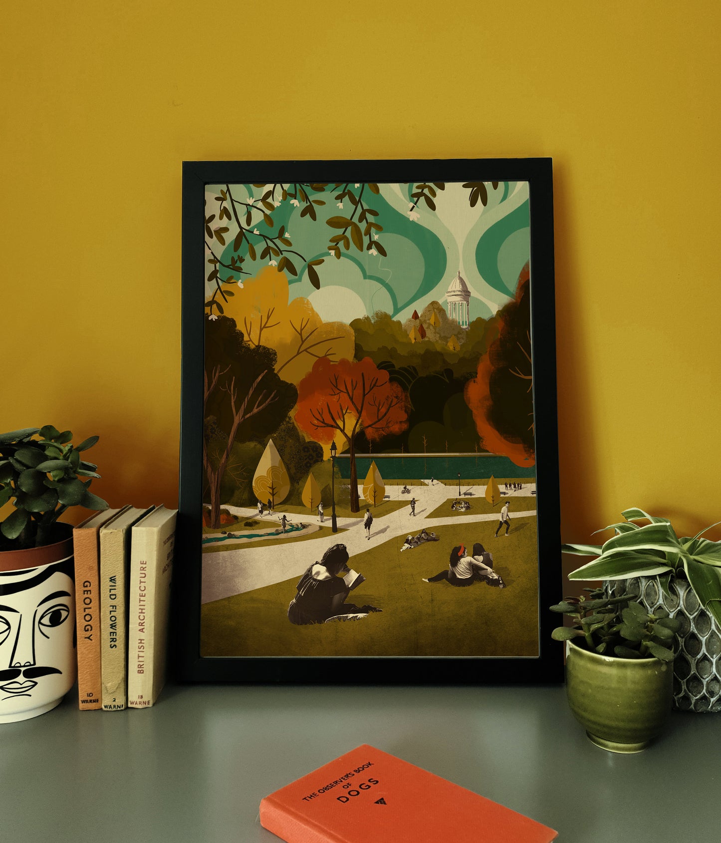 Paris Parc des Buttes Chaumont A3 Print