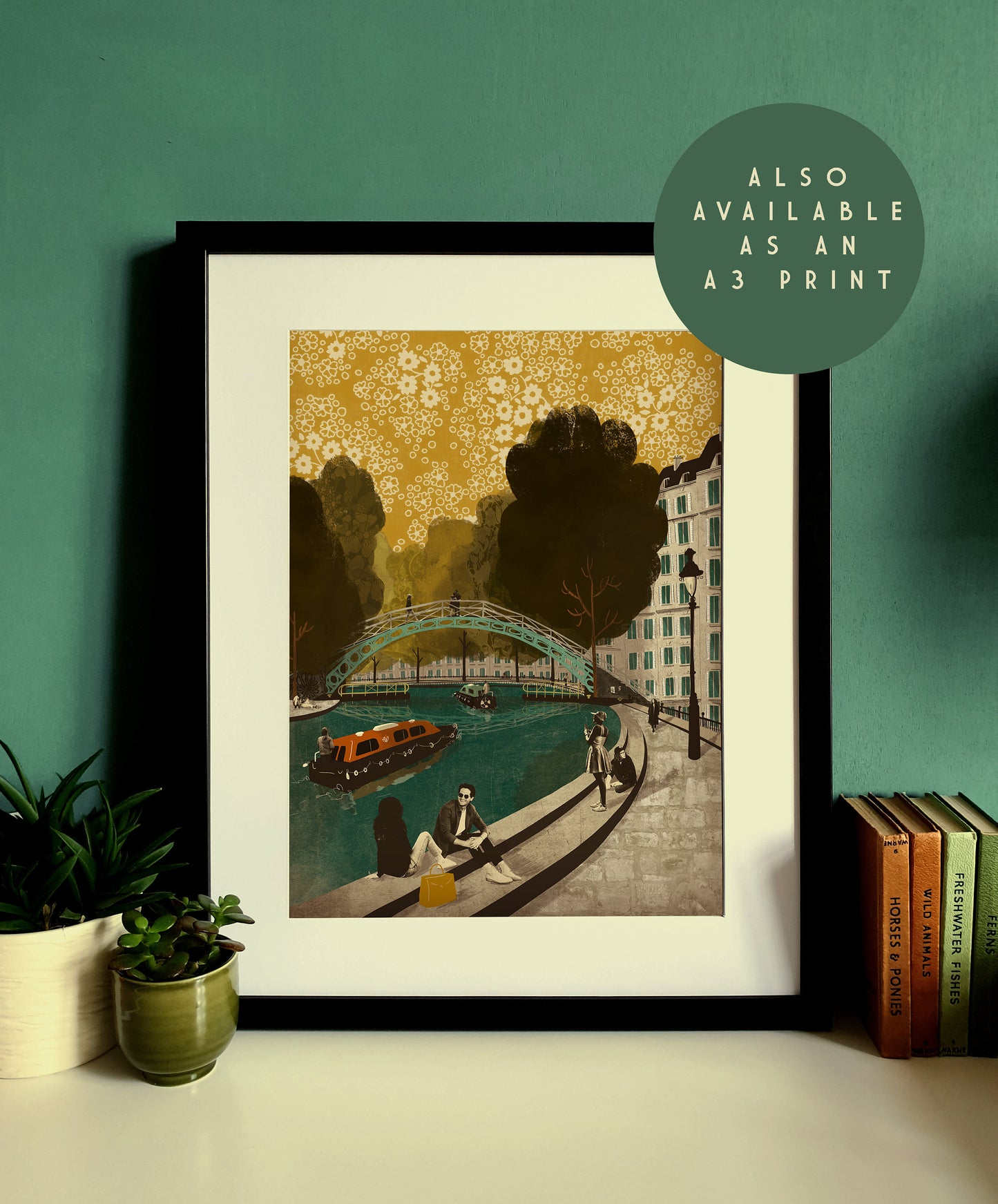 Paris Canal Saint-Martin Card