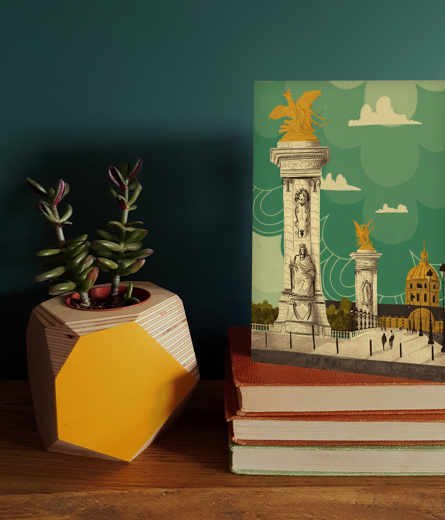 Paris Pont Alexandre III Bridge Card