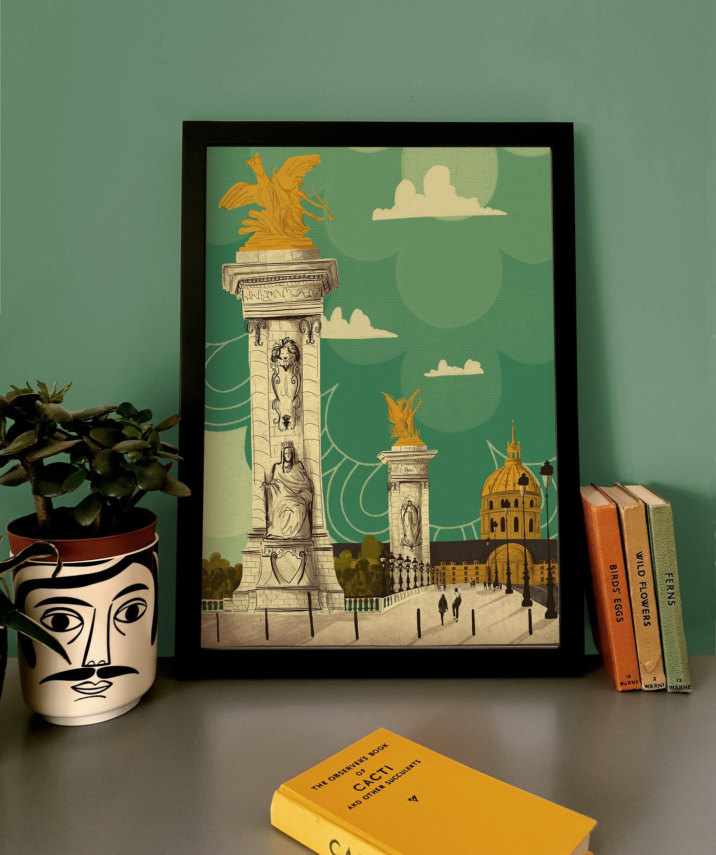 Paris Pont Alexandre III Bridge A3 Print