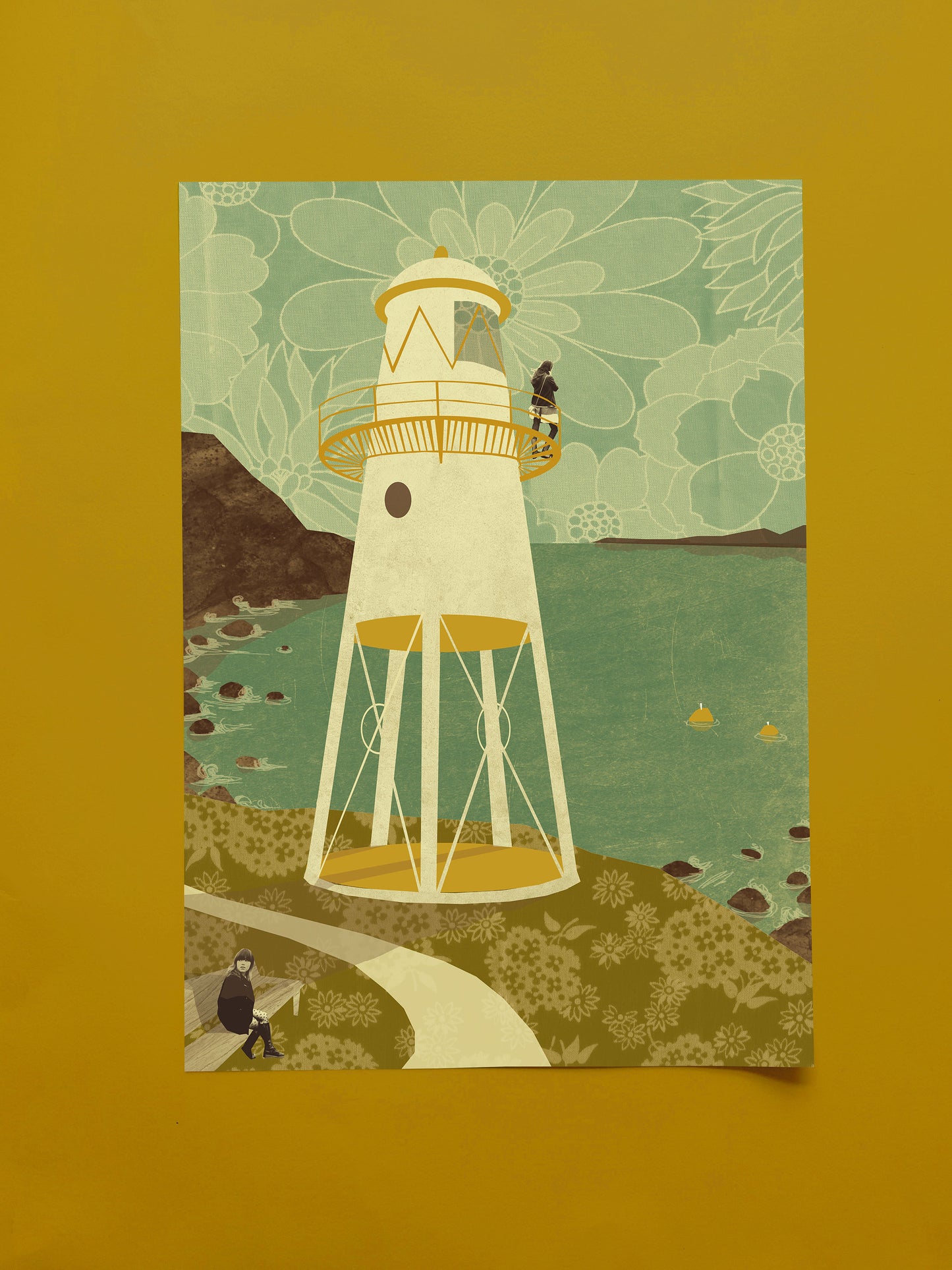 Portishead Black Nore Lighthouse A3 Print