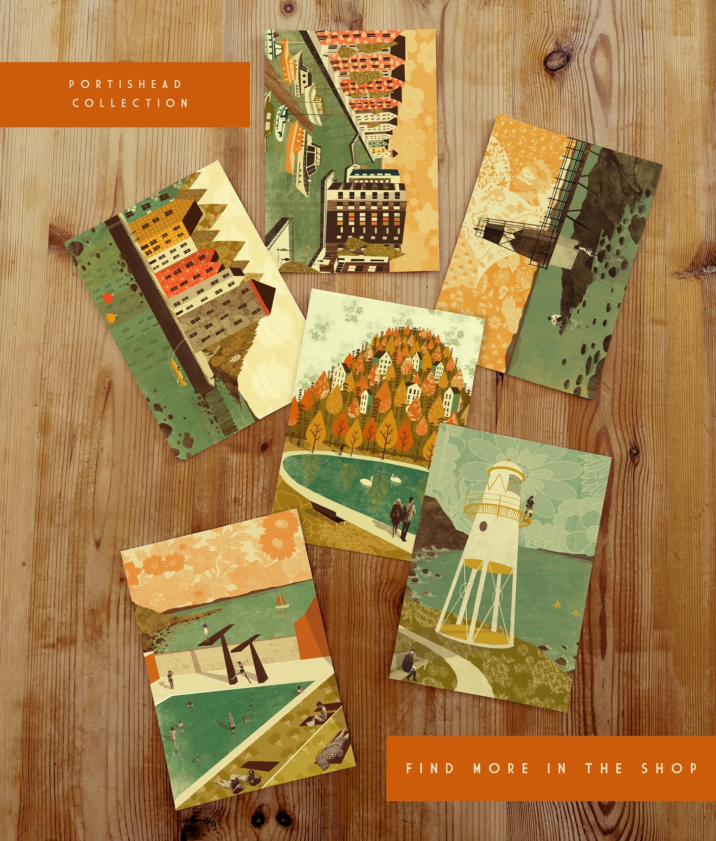 Portishead Black Nore Lighthouse Card