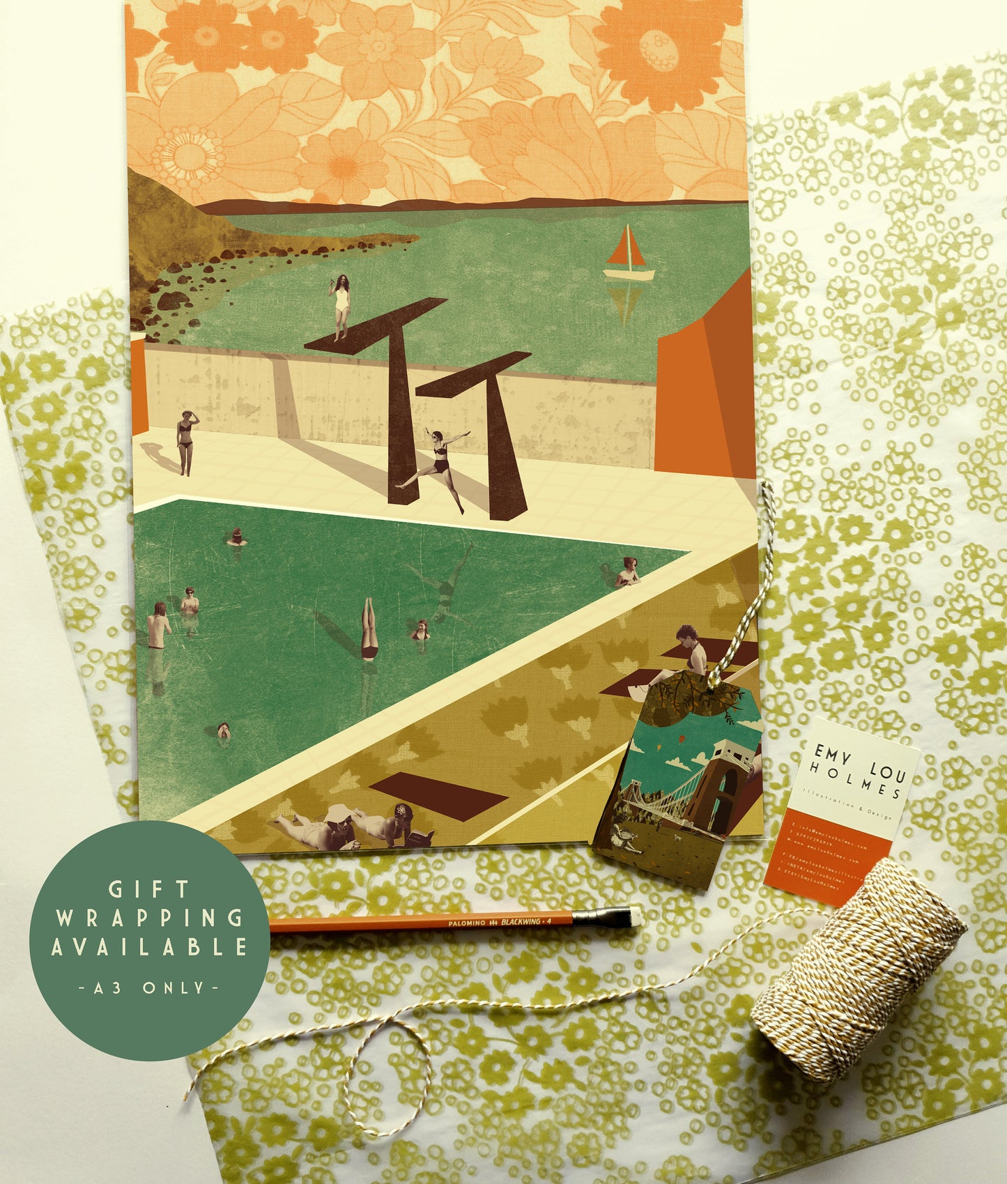 Portishead Lido A3 | A2 Print