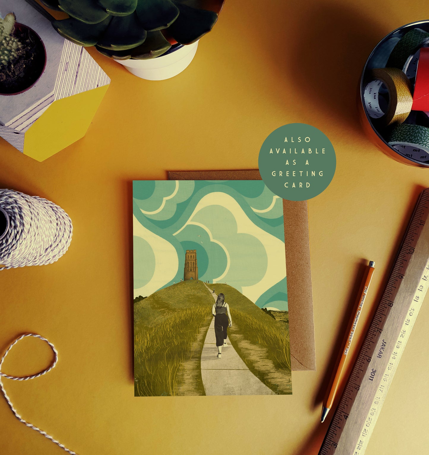 Glastonbury Tor A3 Print