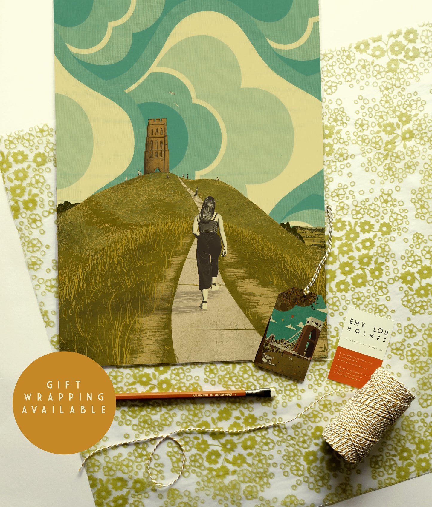 Glastonbury Tor A3 Print