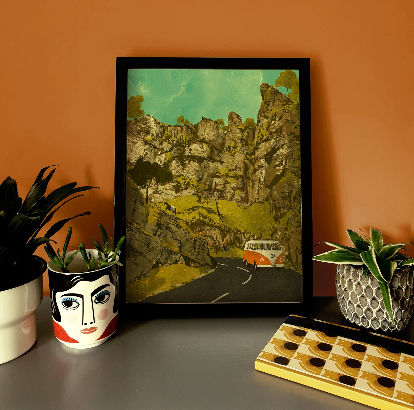 Cheddar Gorge A3 Print