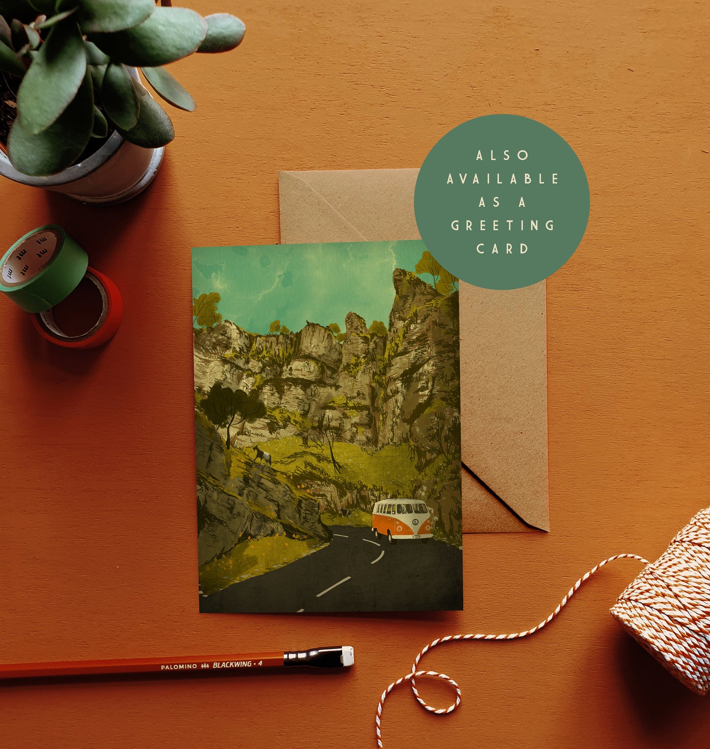 Cheddar Gorge A3 Print