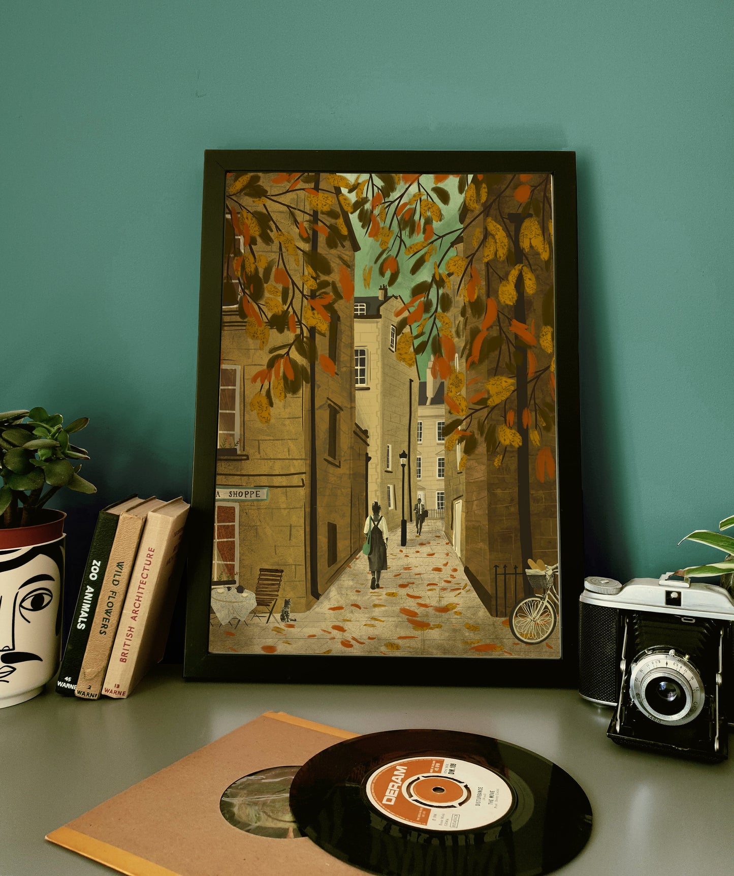 Bath Tea Shoppe Abbey Green A4 | A3 Print