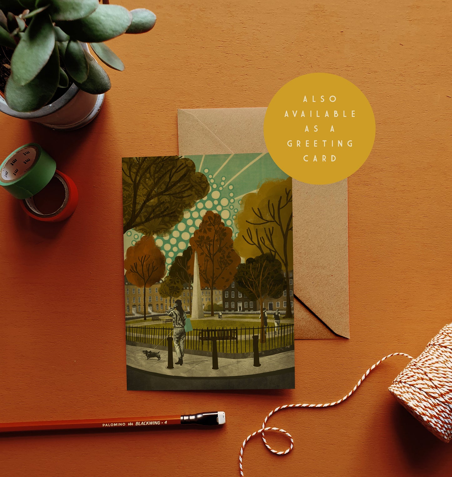 Bath Queen Square A3 Print