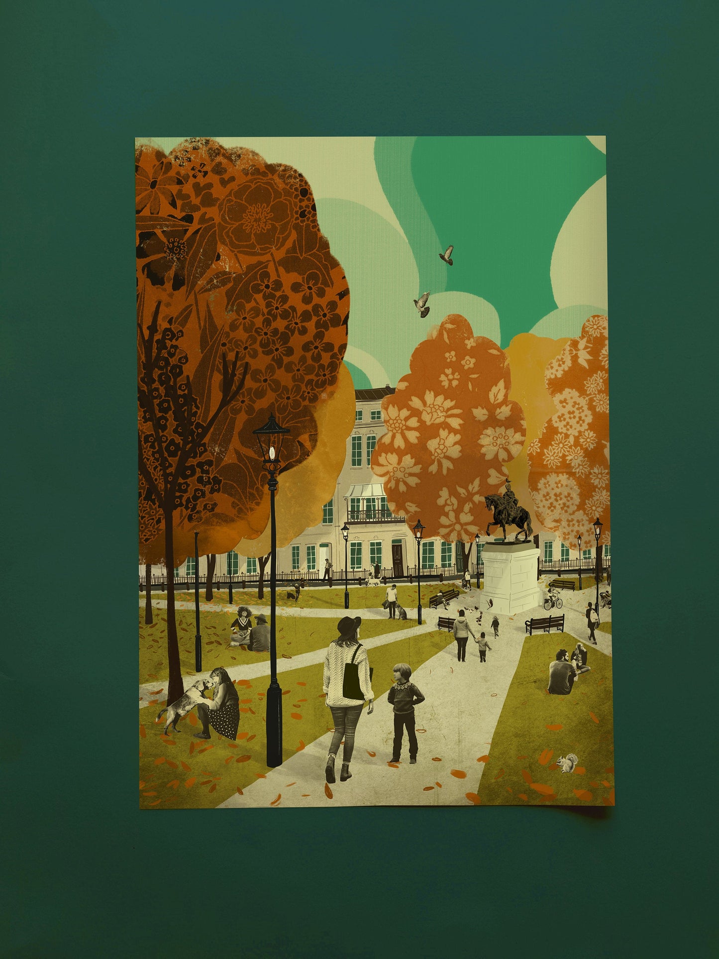 Bristol Queen Square A3 Print