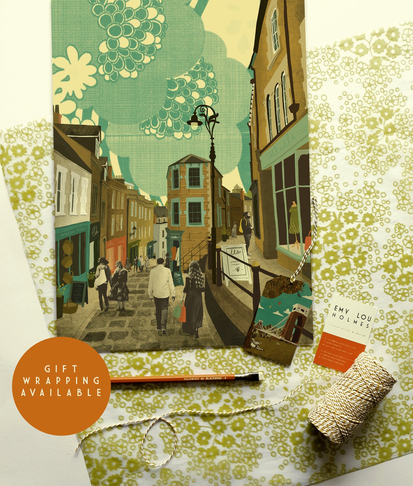 Frome Catherine Hill A3 Print