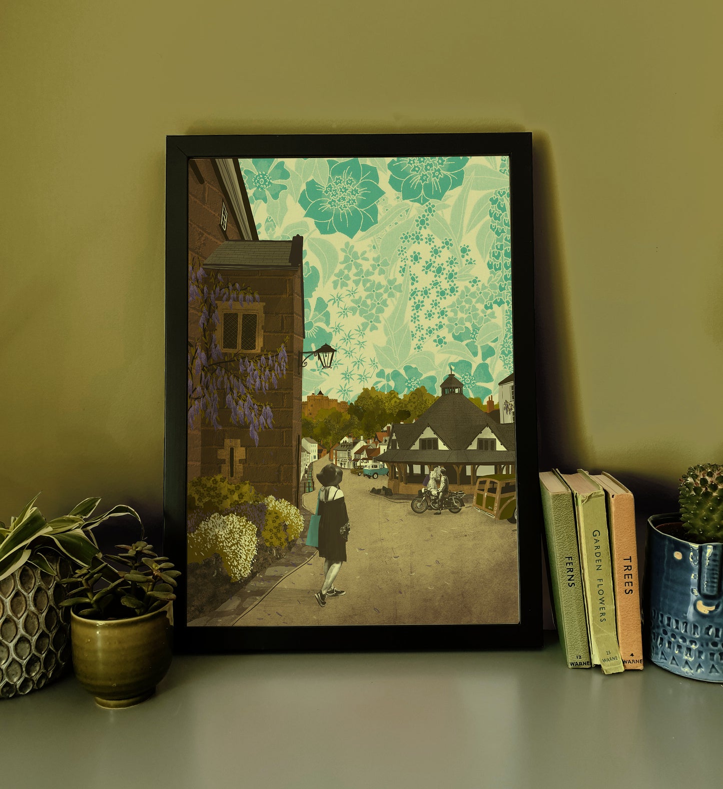 Dunster Village A3 Print
