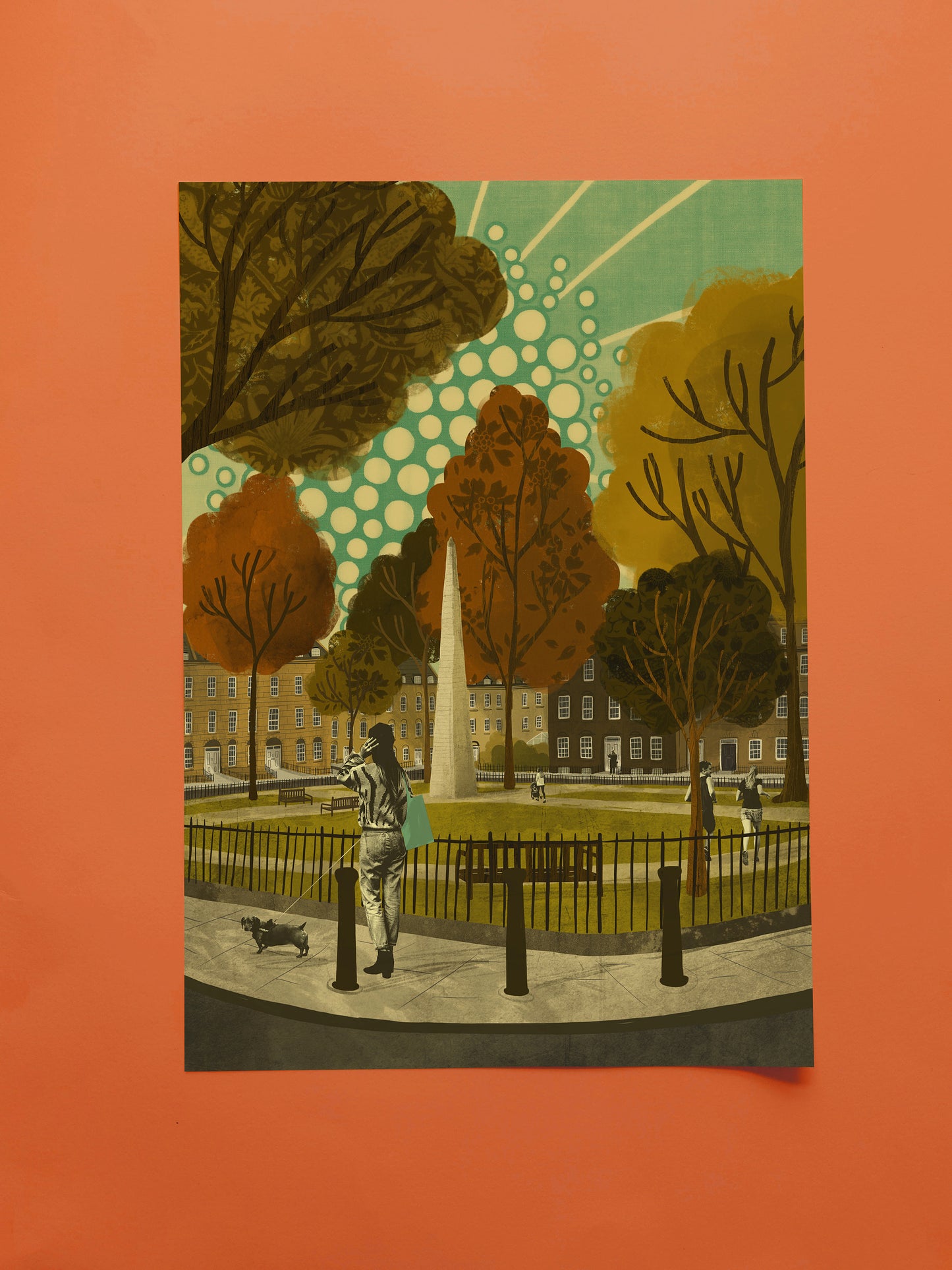 Bath Queen Square A3 Print