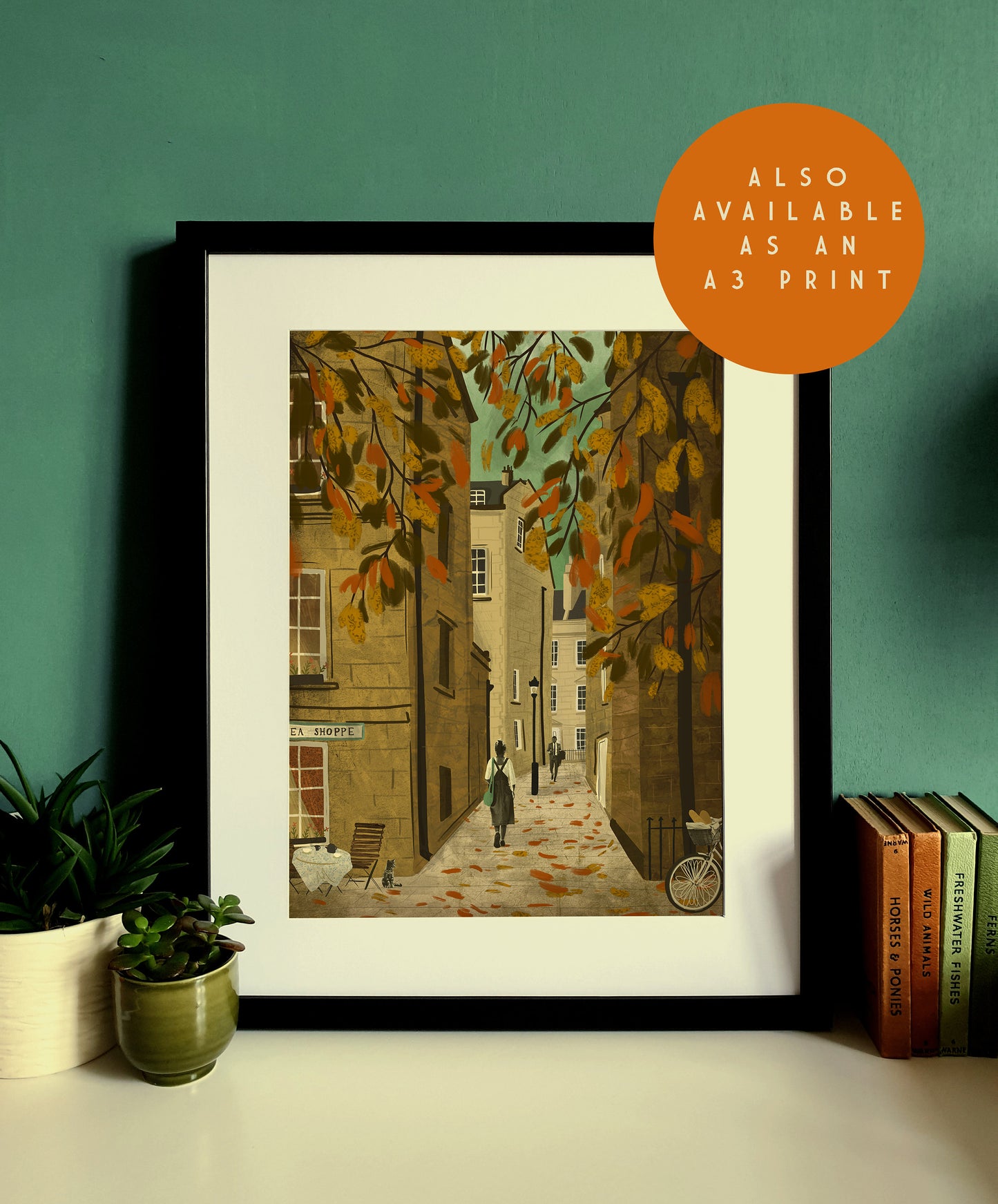 Bath Tea Shoppe Abbey Green Card
