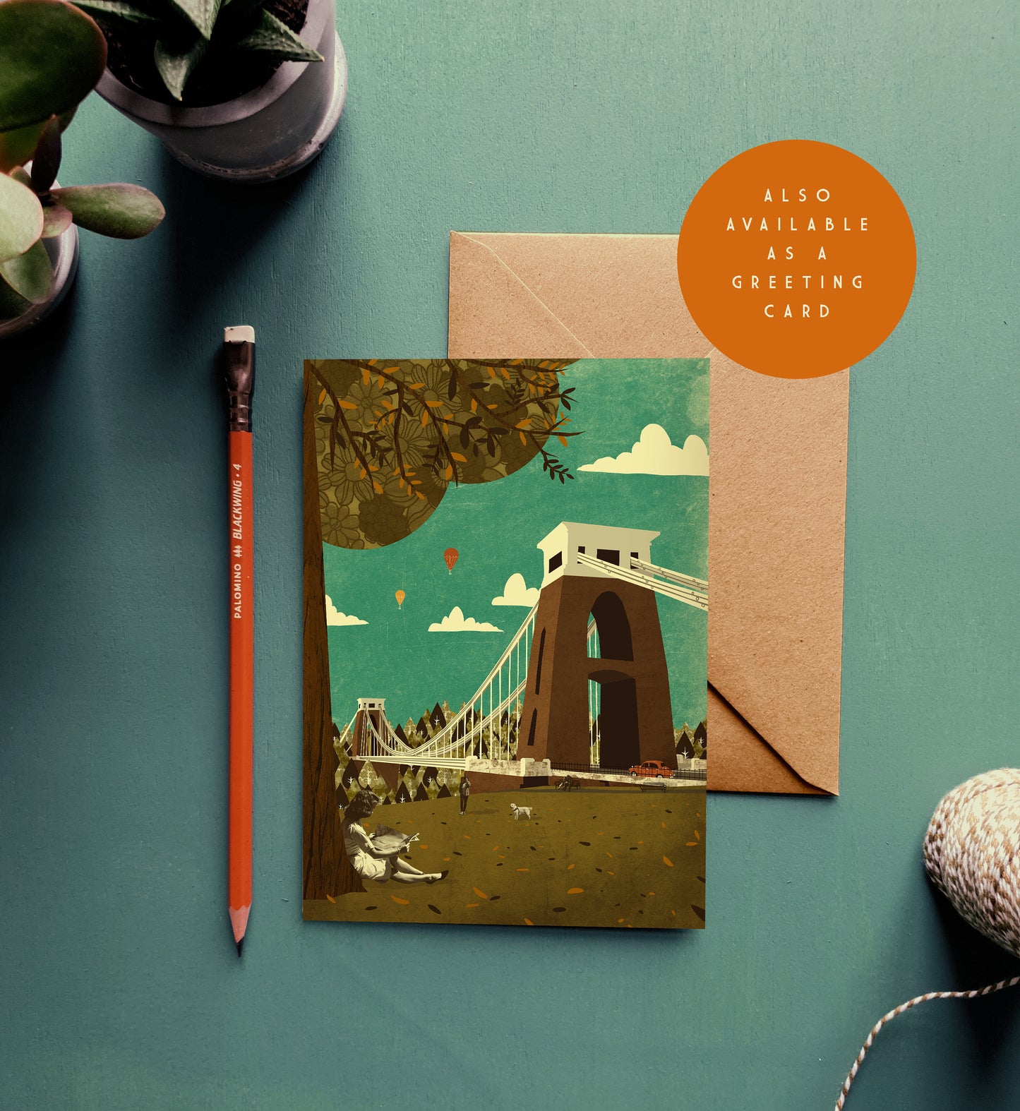Bristol Clifton Suspension Bridge View A3 | A2 Print