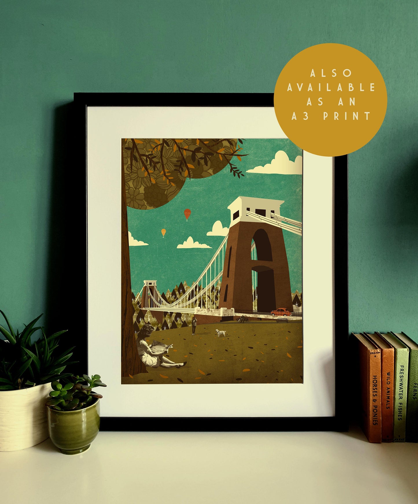 Bristol Clifton Suspension Bridge View Card