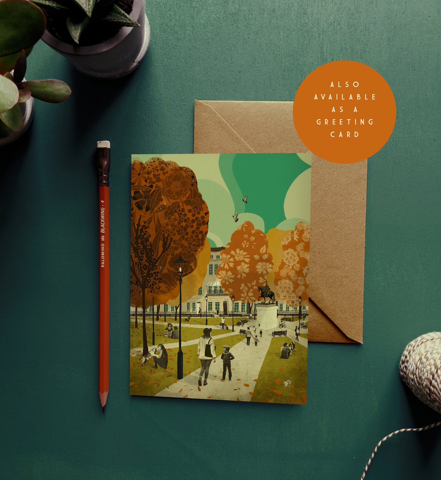 Bristol Queen Square A3 Print