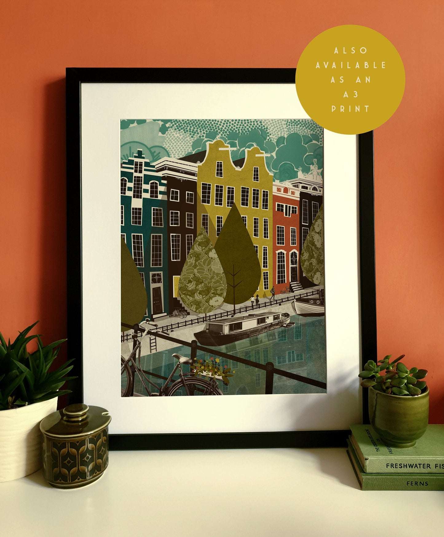 Amsterdam Houses Card