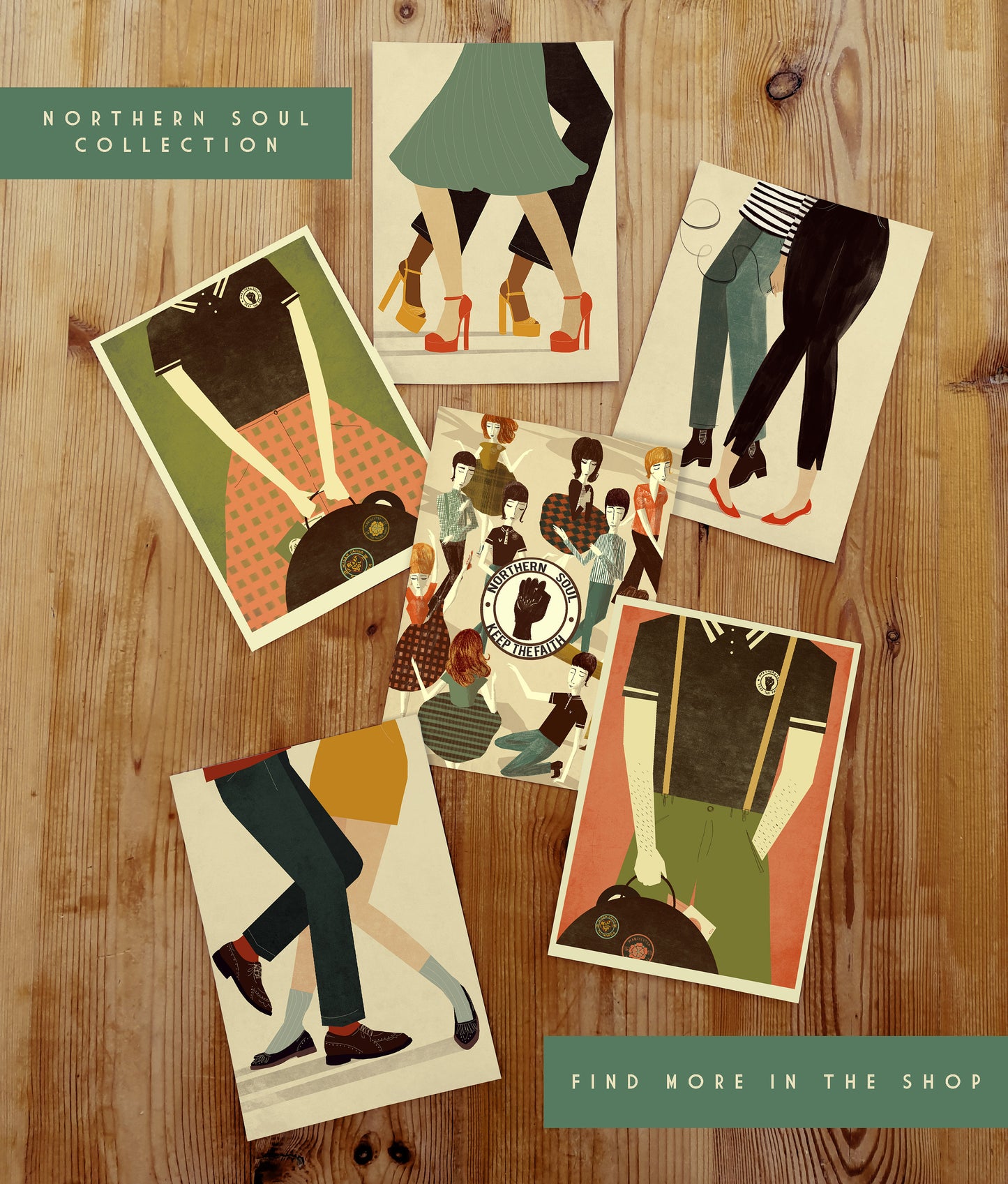 Northern Soul Keep The Faith A3 Print