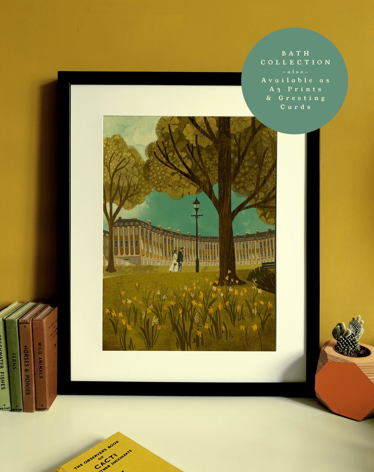 Bath Small Framed 7 x 5 Print