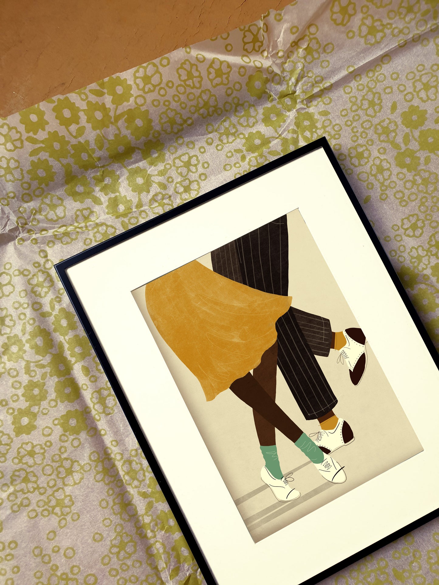 Dancing Small Framed 7 x 5 Print