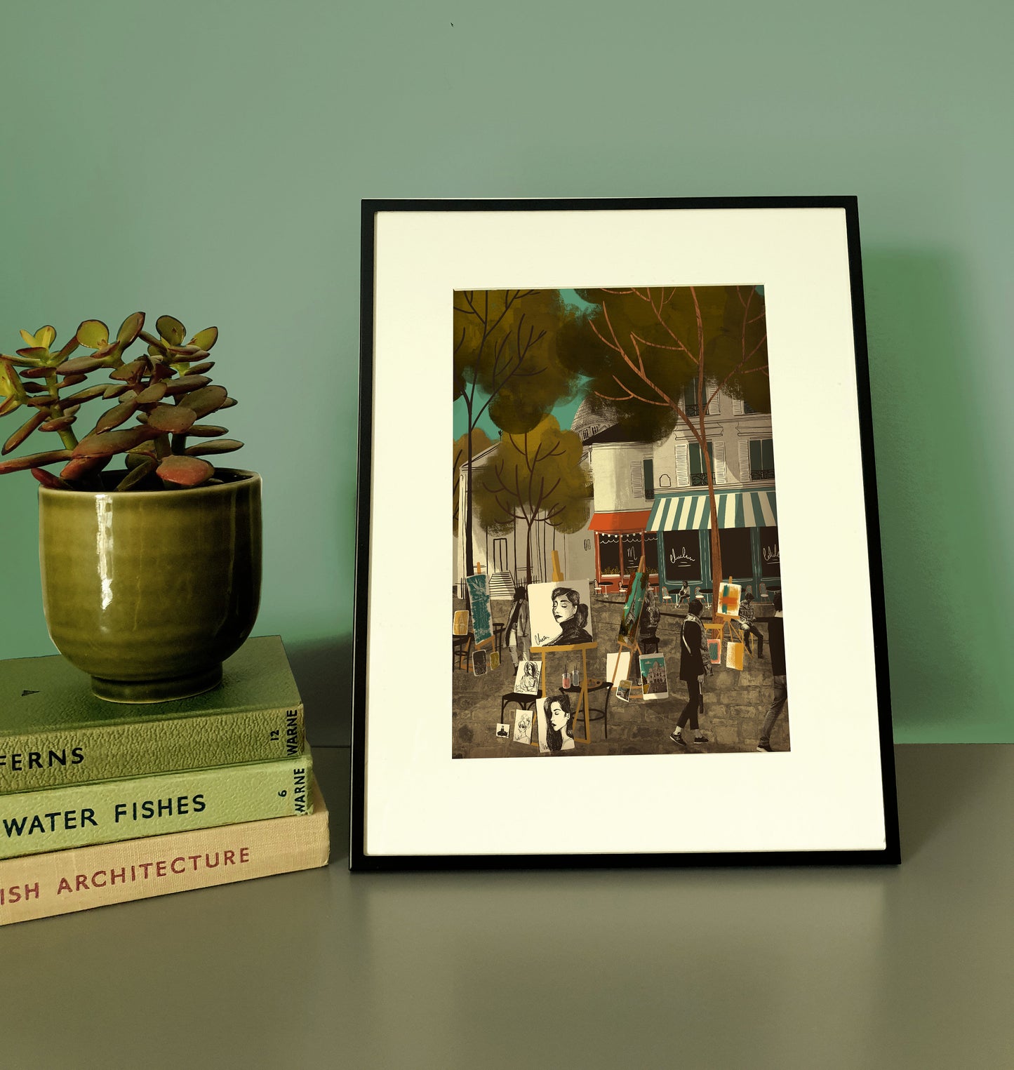 Paris Small Framed 7 x 5 Print