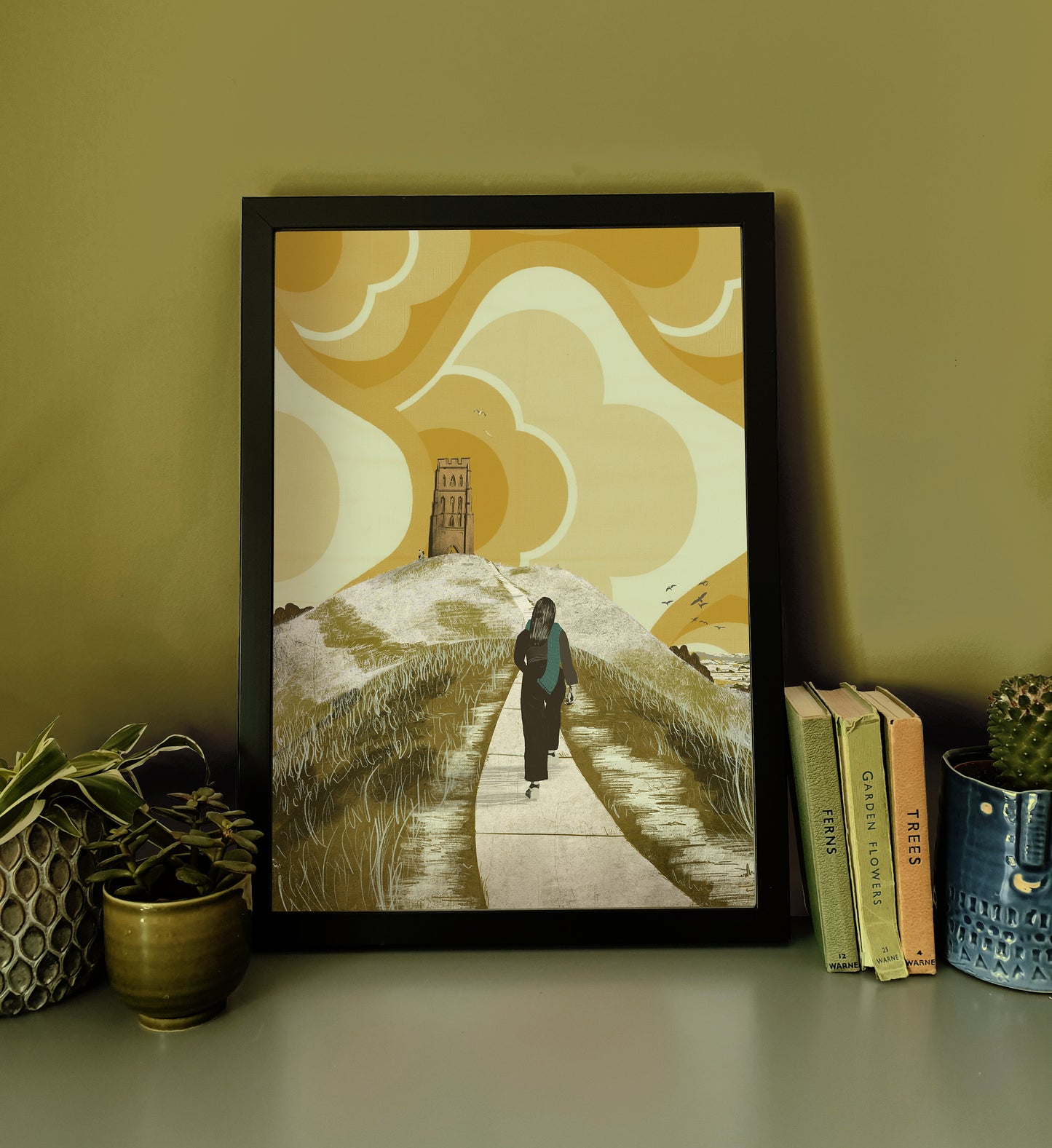 Glastonbury Tor Winter A3 Print