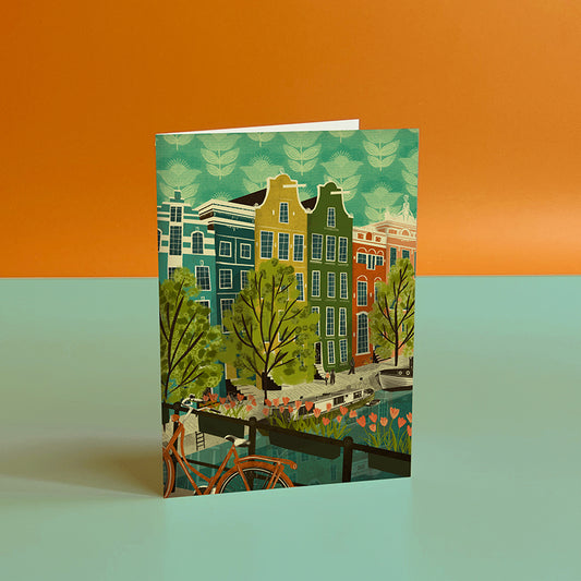 Amsterdam Houses Card