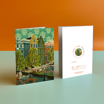 Amsterdam Houses Card