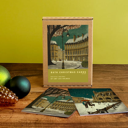 Bath Christmas Card Set of 8 | Bath Circus | Bath Abbey