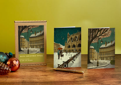 Bath Christmas Card Set of 8 | Bath Circus | Bath Abbey