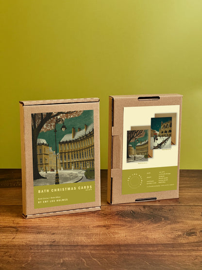 Bath Christmas Card Set of 8 | Bath Circus | Bath Abbey