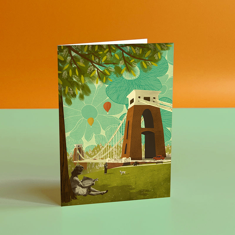 Bristol Clifton Suspension Bridge View Card