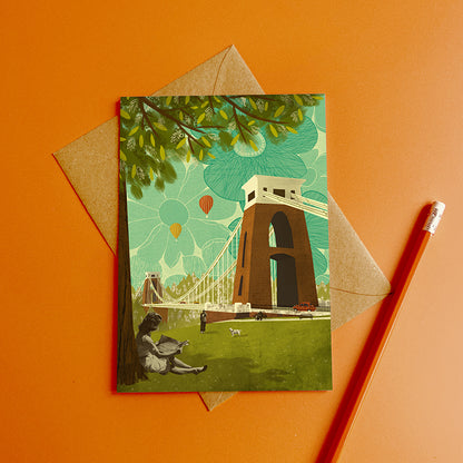 Bristol Clifton Suspension Bridge View Card