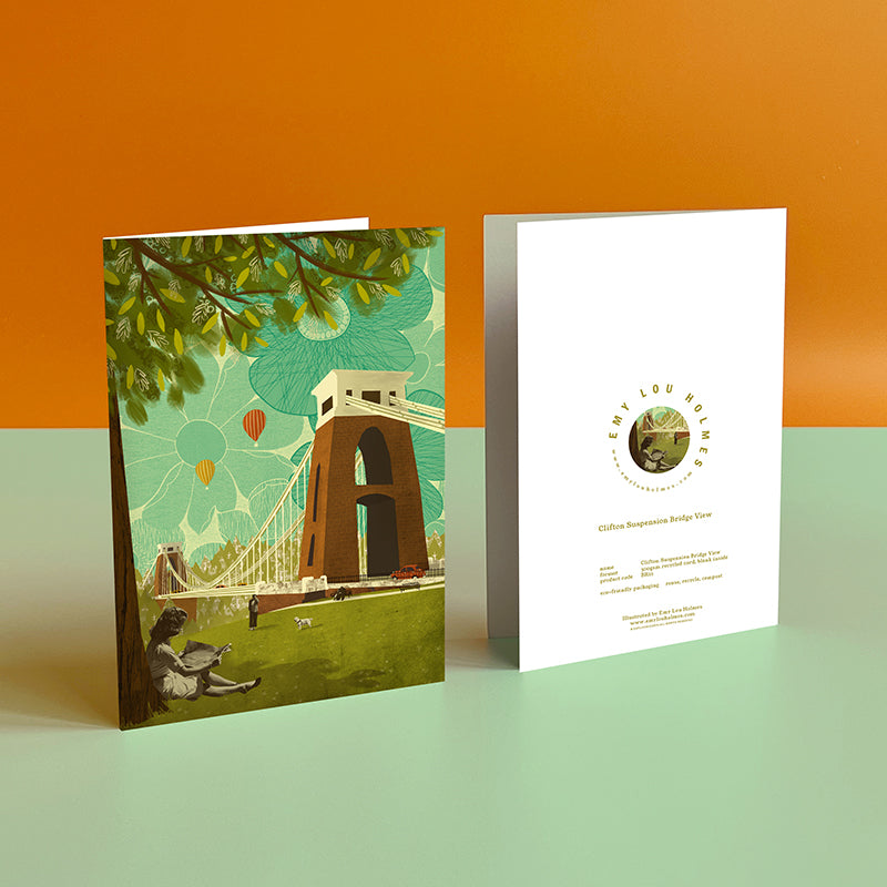 Bristol Clifton Suspension Bridge View Card