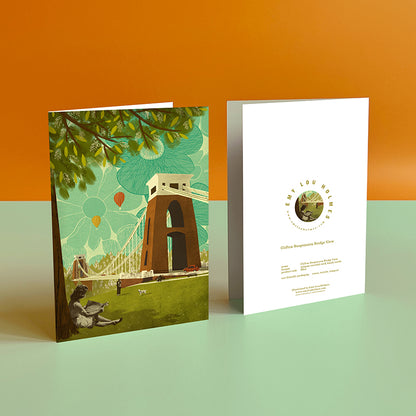 Bristol Clifton Suspension Bridge View Card