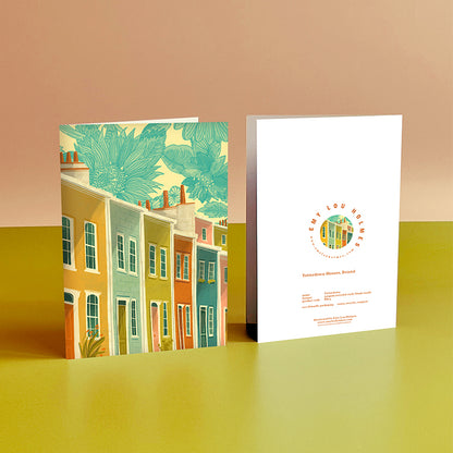 Bristol Totterdown Houses Card