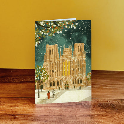 Christmas Wells Cathedral Card