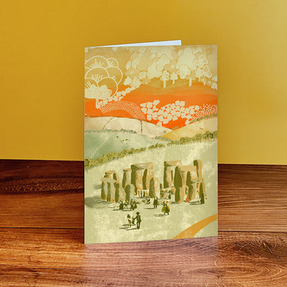 Stonehenge Winter Solstice Card