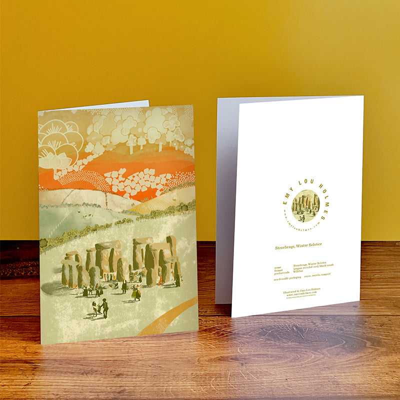 Stonehenge Winter Solstice Card