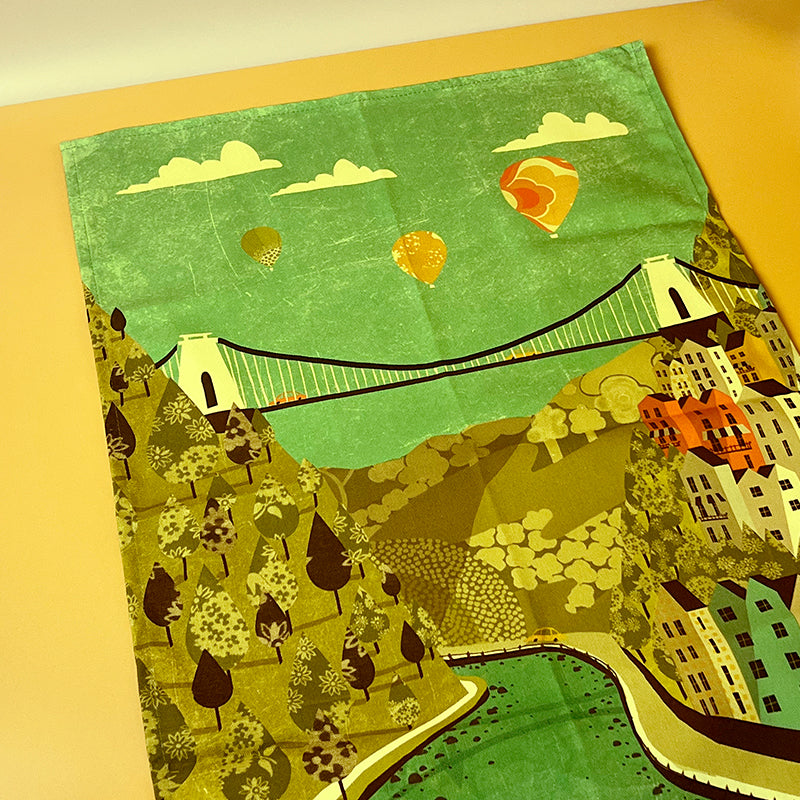 Bristol Clifton Suspension Bridge Tea Towel