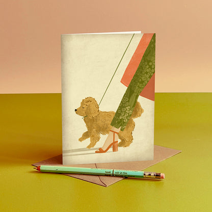 Cockapoo Dog Card