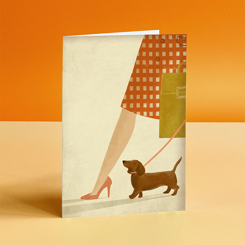 Dachshund Sausage Dog Card