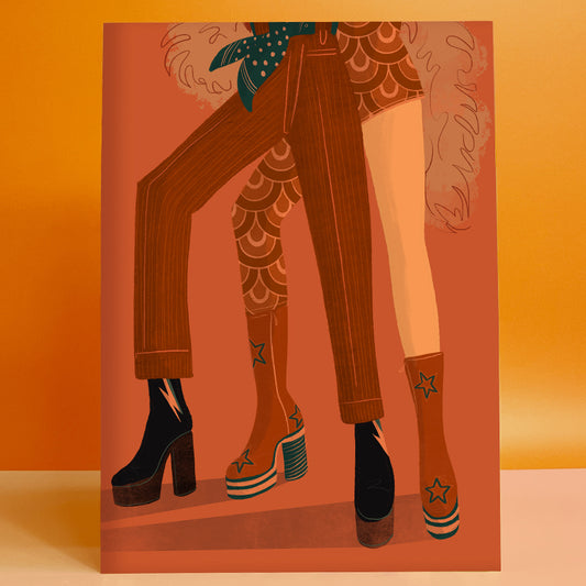 Glam Rock A3 Print