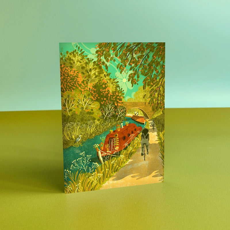 Canal Boat Card