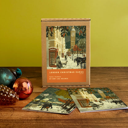 London Christmas Card Set of 8 | Big Ben | Southbank